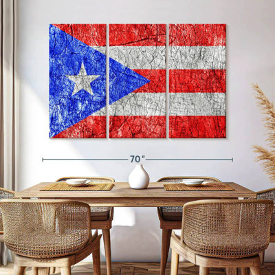Borges Textured Puerto Rico Flag