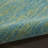 4' Blue And Green Round Striped Non Skid Indoor Outdoor Area Rug