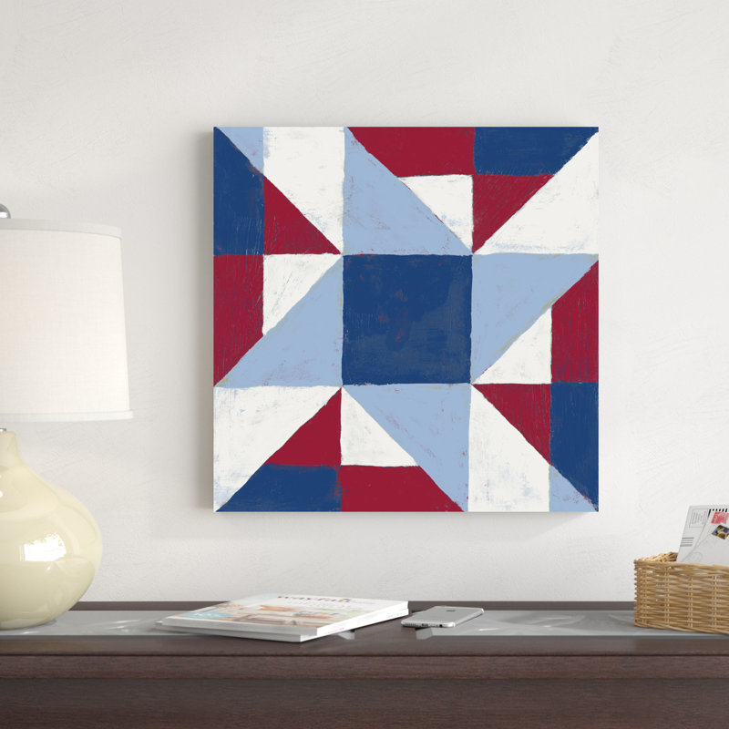 Carreau de patchwork Americana I, H 20 po x l 20 po