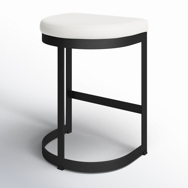 Joss & Main Huntington White Counter Stool