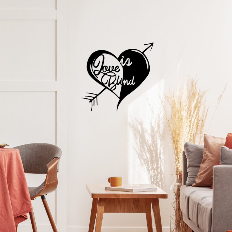 Decorative Metal Wall Accessory, Black, 23.2 x 24.0 inches | 100% Metal, Thickness: 0.06 inches | Stylish and Durable Design, Perfect for Home Décor, Easy to Hang, Modern Aesthetic for Any Room