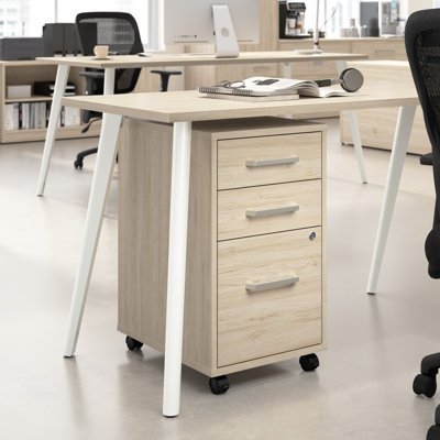 Bush Business Furniture Vista 3 Drawer Mobile File Cabinet by Bush Business Furniture