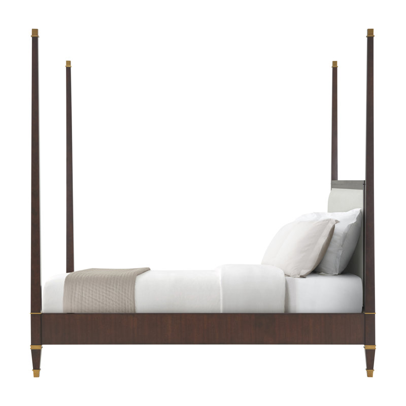 Markos Upholstered Poster Bed, Cambridge, King