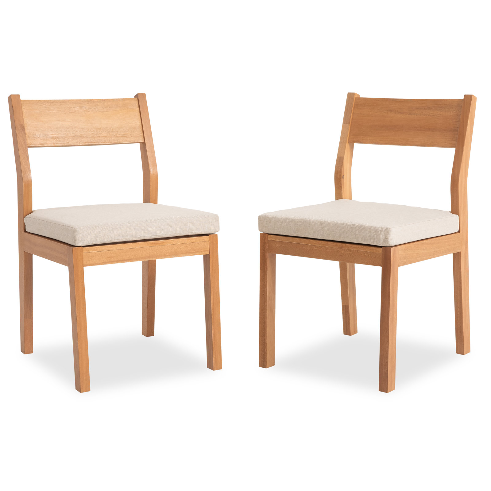Rachel Eucalyptus Patio Dining Set, 4