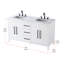 Meuble-lavabo double 60 po-809517555