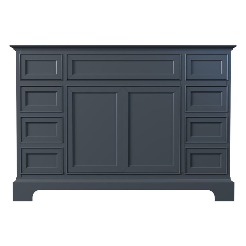 Shelby 48'' Single Bathroom Vanity Base Only, Gray