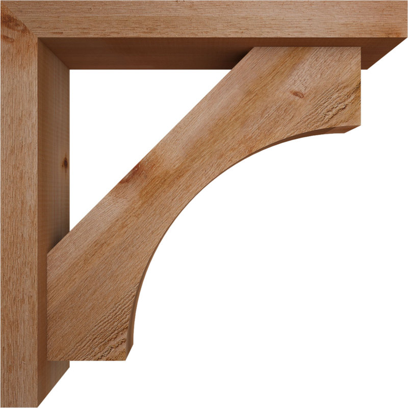 Support Westlake Block avec support décalé, 22 X 22, Cèdre rouge occidental de l 4 po (scié brut)