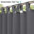 2 Panels Outdoor Curtains for Patio Waterproof, Thermal Insulated Detachable Sticky Tab Top Room Darkening Great Vertical Drape Outdoor Divider for Pergola-1124838734-1124838728