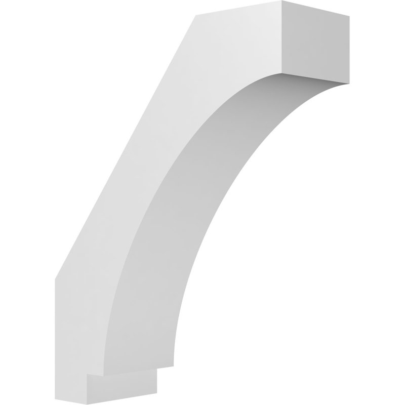 Attelle de genou en PVC de qualité architecturale 5 po x P 14 po x H 18 po, H 18 po x l 5 po x P 14 po