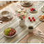 Grey Boho Vintage Table Runner 30x183 cm, Elegant Seasonal Holiday Kitchen Dining Holiday Birthday Table Decor for Home Party