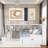 Wooden Daybed With 2 Drawers, Storage Shelf And Usb Charging Ports-185434676