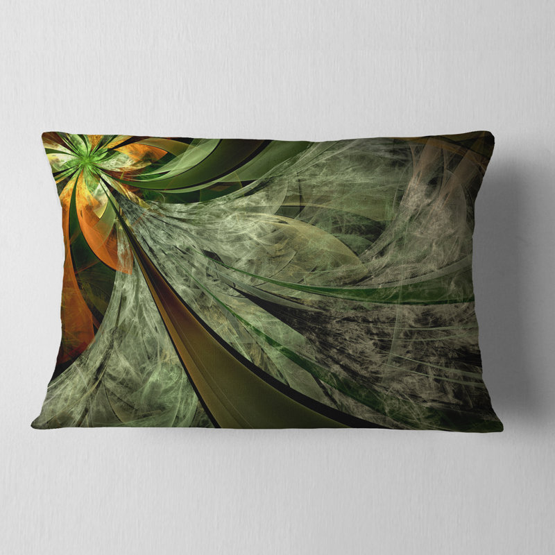 Coussin lombaire floral à fleur brillante