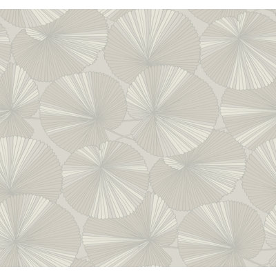 Layered Spa Lily Pads Wallpaper