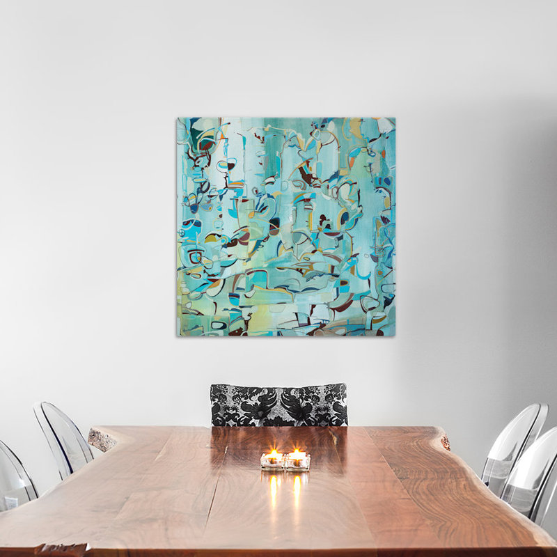 « carnival ii », impression sur toile tendue, H 18 po x l 18 po x P 1,5 po