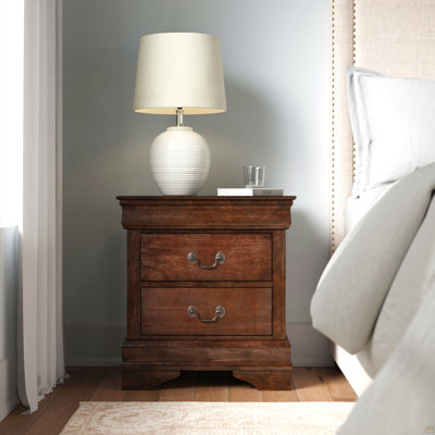 Table de chevet 1Pc de 2 tiroirs