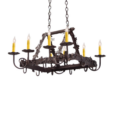 Vineyard Handcrafted Rectangle Hanging Pot Rack