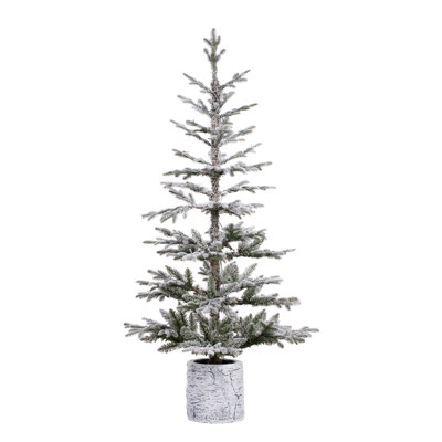 White Frosted 5' Pre-Lit Fir Christmas Tree
