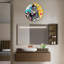 Horloge murale élégante en forme de zèbre - horloge murale 24 po