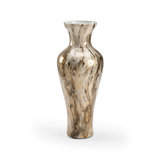 Calacatta Glass Table Vase