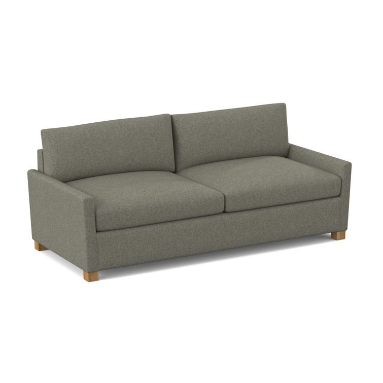 Louisa 87" Square Arm Sofa Bed with Reversible Cushions with USB