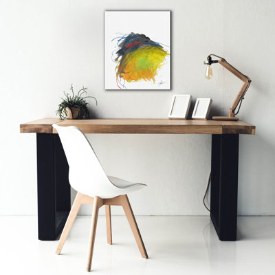  «Abstract Landscape No. 15» par Jan Weiss, art mural sur toile, 20 po x 24 po