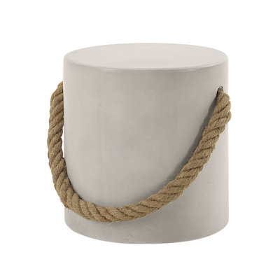 Table d'appoint en béton gris moderne Modern