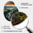 Oregon River Landscape III - Oregon Asymmetrical Metal Wall Clock, Yellow Freeform Wall Clock Print-105482471