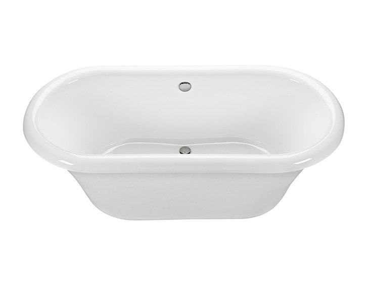 Melinda 1 Freestanding Soaker Tub - Matte .5, 71.25" L x 32" W x 23.5" H