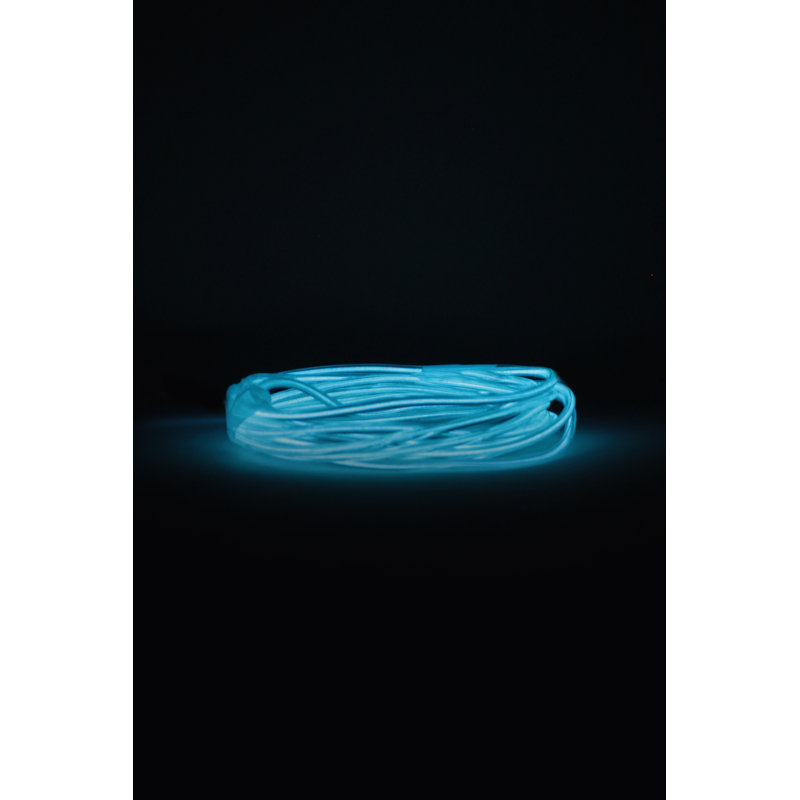 Guirlandes lumineuses d’extérieur 1 pi Samina, Bleu translucide