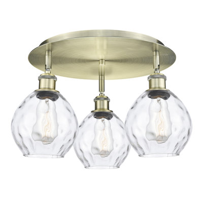 Beren Glass Flush Mount