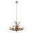 Escher Retro Antler Resin Chandelier Countryside Pendant Light