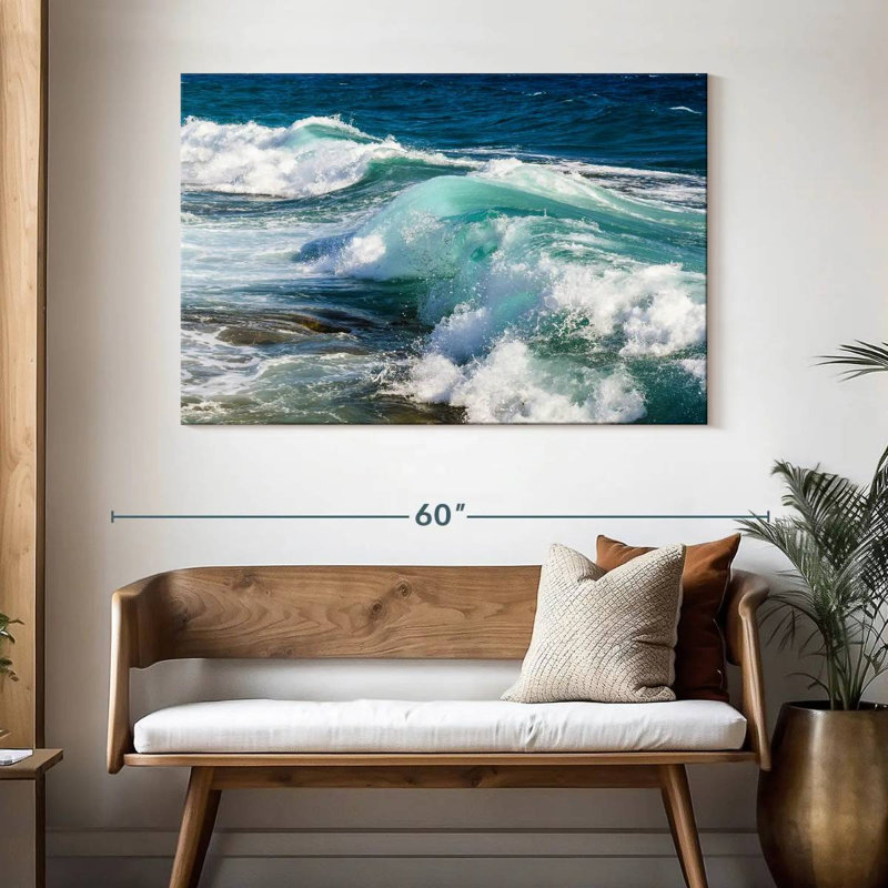 Côte de verre de mer Gillard, H 32 po x l 48 po