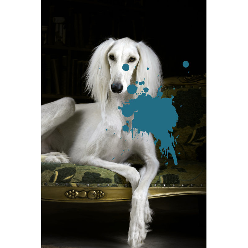 No Frame Print on Plastic / Acrylic, Blue/Black/Green