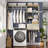 20.5‘’ - 60'' W Wall Cabinet with Drawers and Hanging Rods-111632919