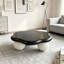 Table basse 35 "en forme de nuage, table basse minimaliste moderne en forme de pétale avec pieds sphériques-225161785