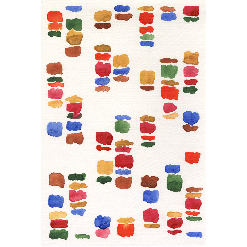 Colorful Code II by Regina Moore - Wrapped Canvas Art Prints, 46cm H x 30cm W x 3.8cm D