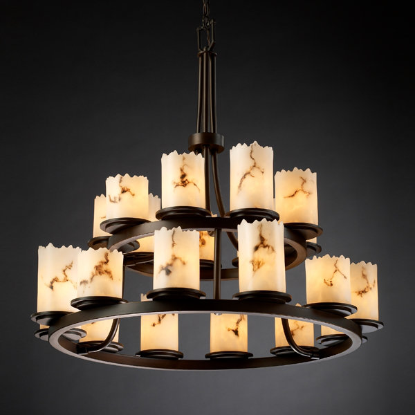 Lustree empire ombré 21 lumières Aleynah, Bronze foncé