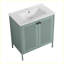 Meuble-lavabo autoportant moderne avec lavabo en céramique-167603154