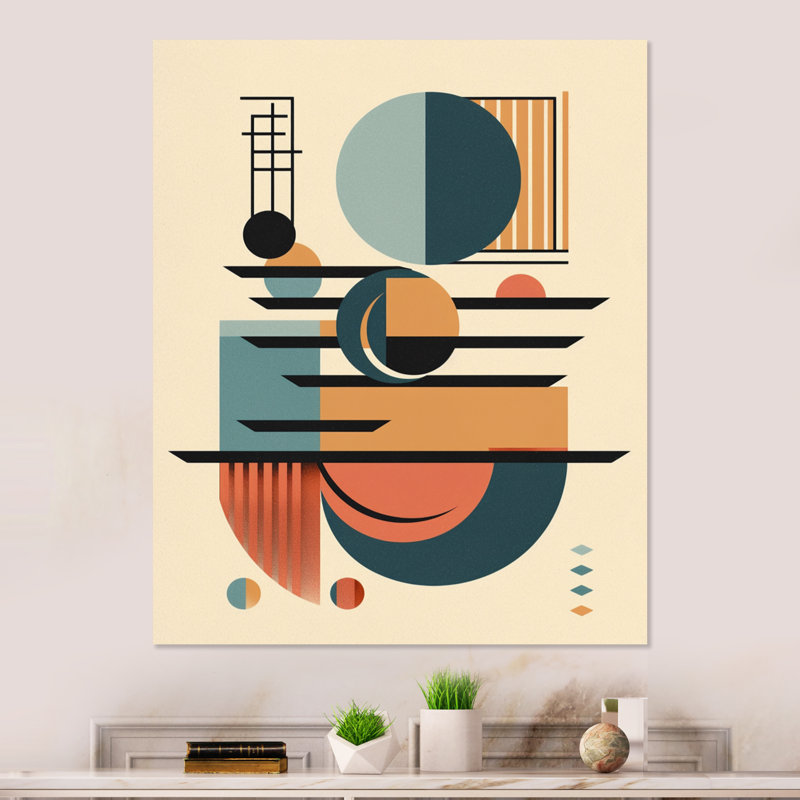 Décoration murale géométrique Quiet Profondeurs II, H 32 po x l 24 po x P 1 po