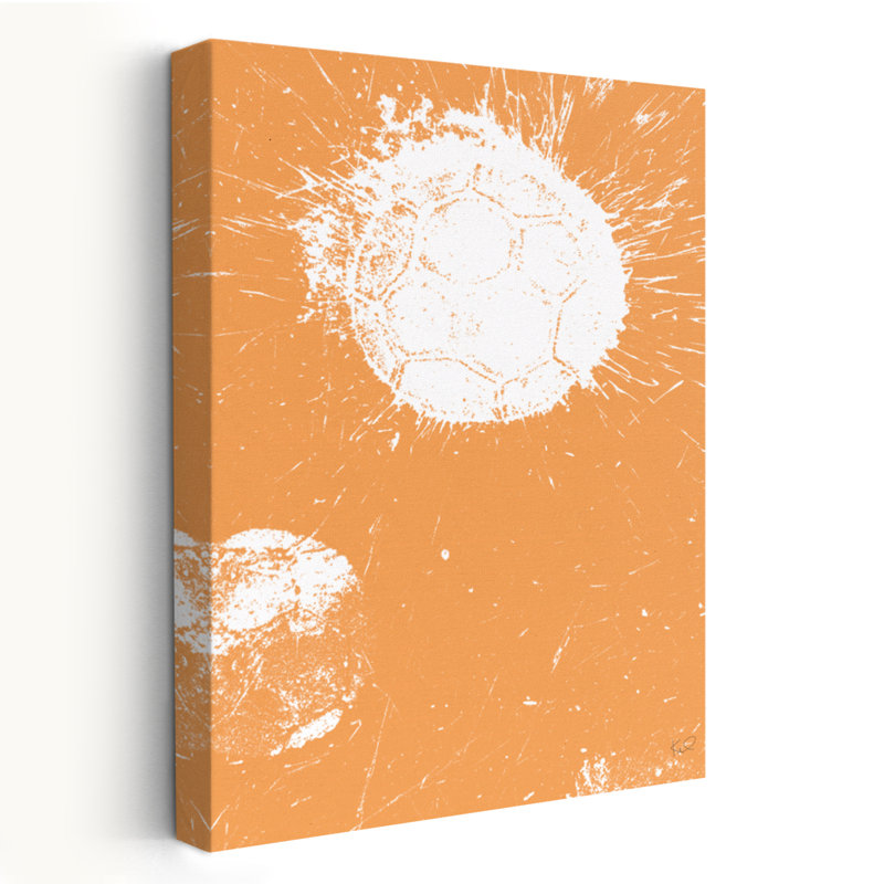 Baller IV Crop - Art abstrait de jeux de balle noir, H 24 po x l 16 po