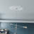 16"OD x 1"ID x 4 3/4"C x 1"P Haus Architectural Grade PVC Contemporary Ceiling Medallion-36074002