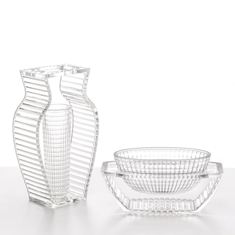 U Shine Table Vase, Crystal