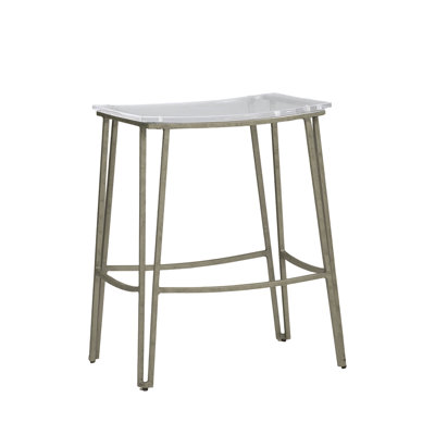 Pierce 24.5" Counter Height Stool - Silver