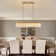 39.4'' Modern Dimmable Led Square / Rectangle Chandelier