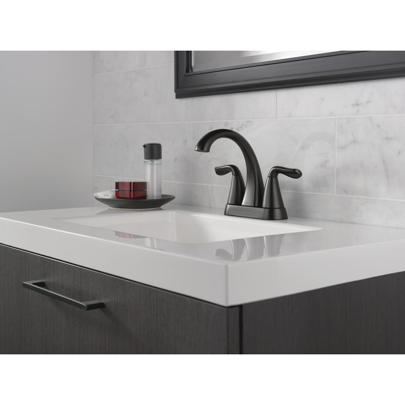 Robinet pour salle de bain Arvo, Noir mat