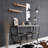 Industrial Console Table Entryway Sofa Table with Shelves-66901289