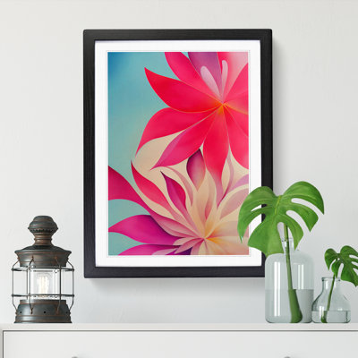 Fornear Crystal Flowers - Picture Frame Print