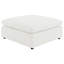 Canapé modulaire Allias 6 pièces, boucle blanche ivoire, 2 coussins Allias-116525340