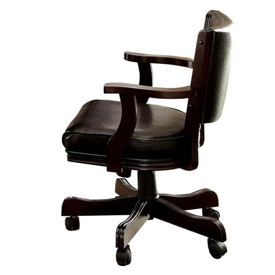 Arm Chair In Warm Cherry And - 5 Mobility For Practical Experience Adjustable Functionality