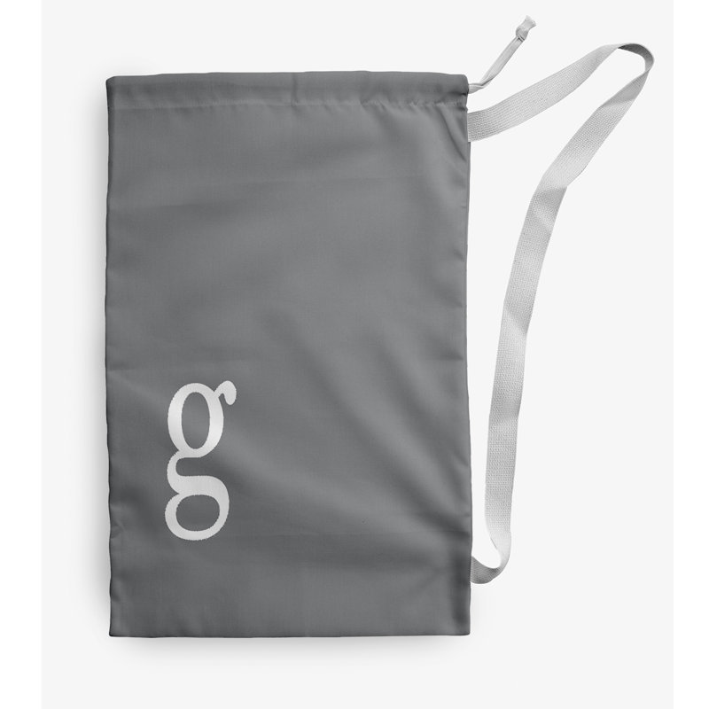 Sac à linge Monogram, Petit (H 29 po x l 18 po), gris